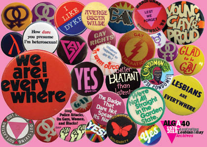 Postcard - Badges from the ALGA collection image by ALGA