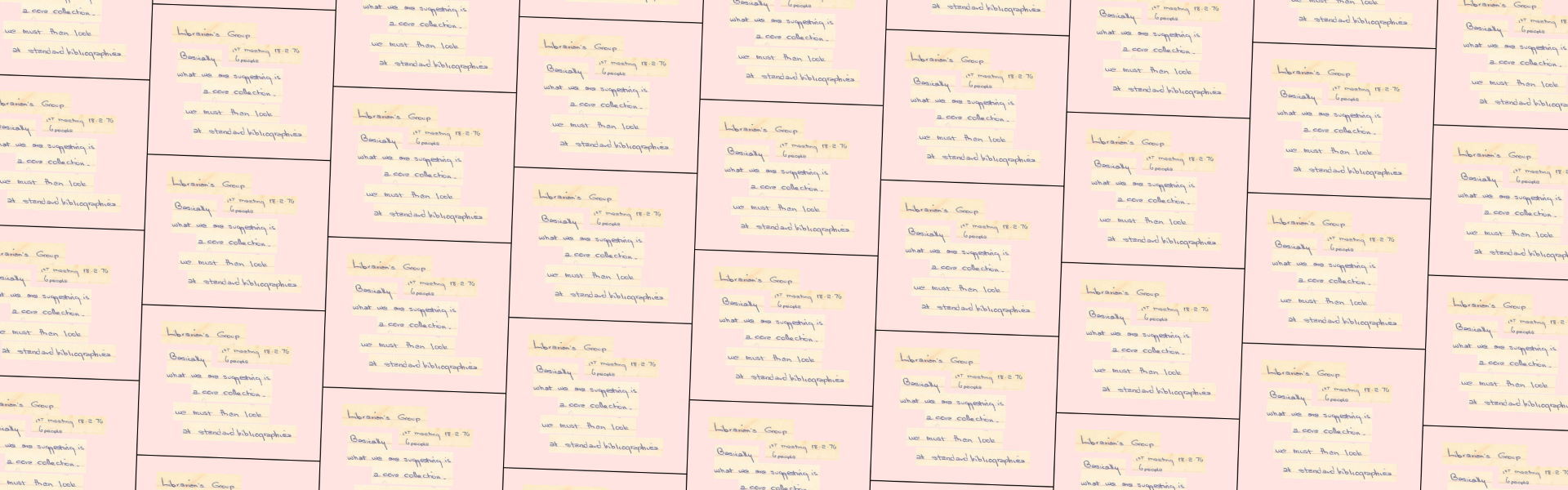 Gay Librarians Group, Liz Ross notes, 6 pp, c.Feb-Mar 1976 – Banner Web