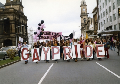 Gay Pride Week march, Adelaide, 15 September 1973, Jill Matthews Collection (Photo: Jill Matthews)