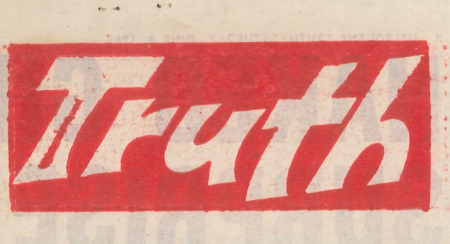 [Masthead], Truth (Melbourne), 1968