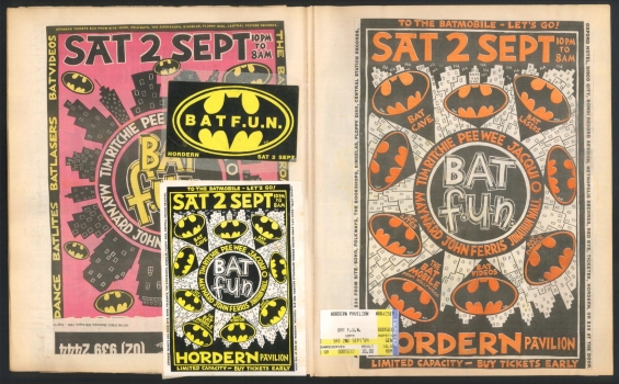 Scrapbook compiled by Jon Mancinelli, 1988-1992, p38-39, Papers of John Mancinelli