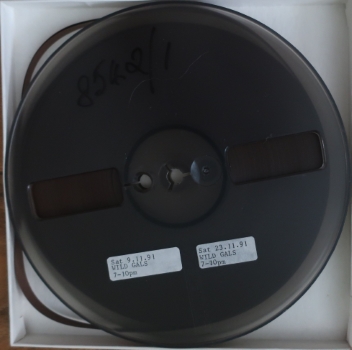 Wild Gals Sat 9.1.91 7-10pm ¼ inch tape, [1991], Bill West Collection