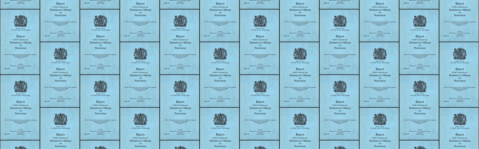 [Wolfenden Report] Report of the Committee on Homosexual Offences and Prostitution / Committee on Homosexual Offences and Prostitution, Great Britain (London, United Kingdom : Her Majesty’s Stationery Office, 1968)