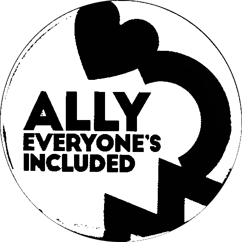 Ally – everyone’s included badge, courtesy Graham Willett collection