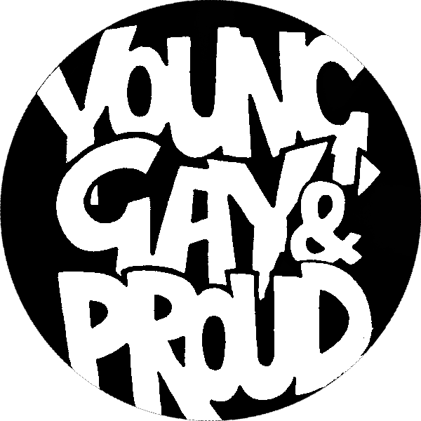 Young, Gay & Proud – Adam Carr (designer) (Melbourne- Gay Teachers and Students Group, c.1978), Badge Collection, 04-36-01