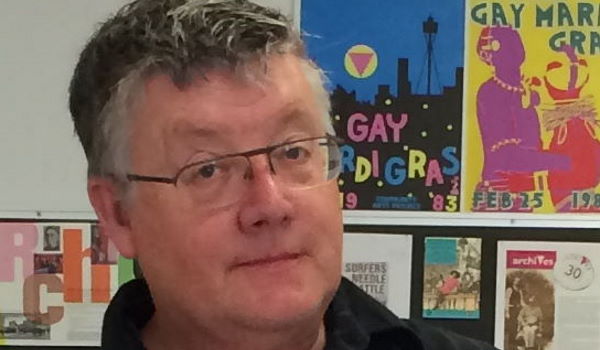 Graham Willett at ALGA, South Yarra, 30 September 2016 (Photo: Nick Henderson)