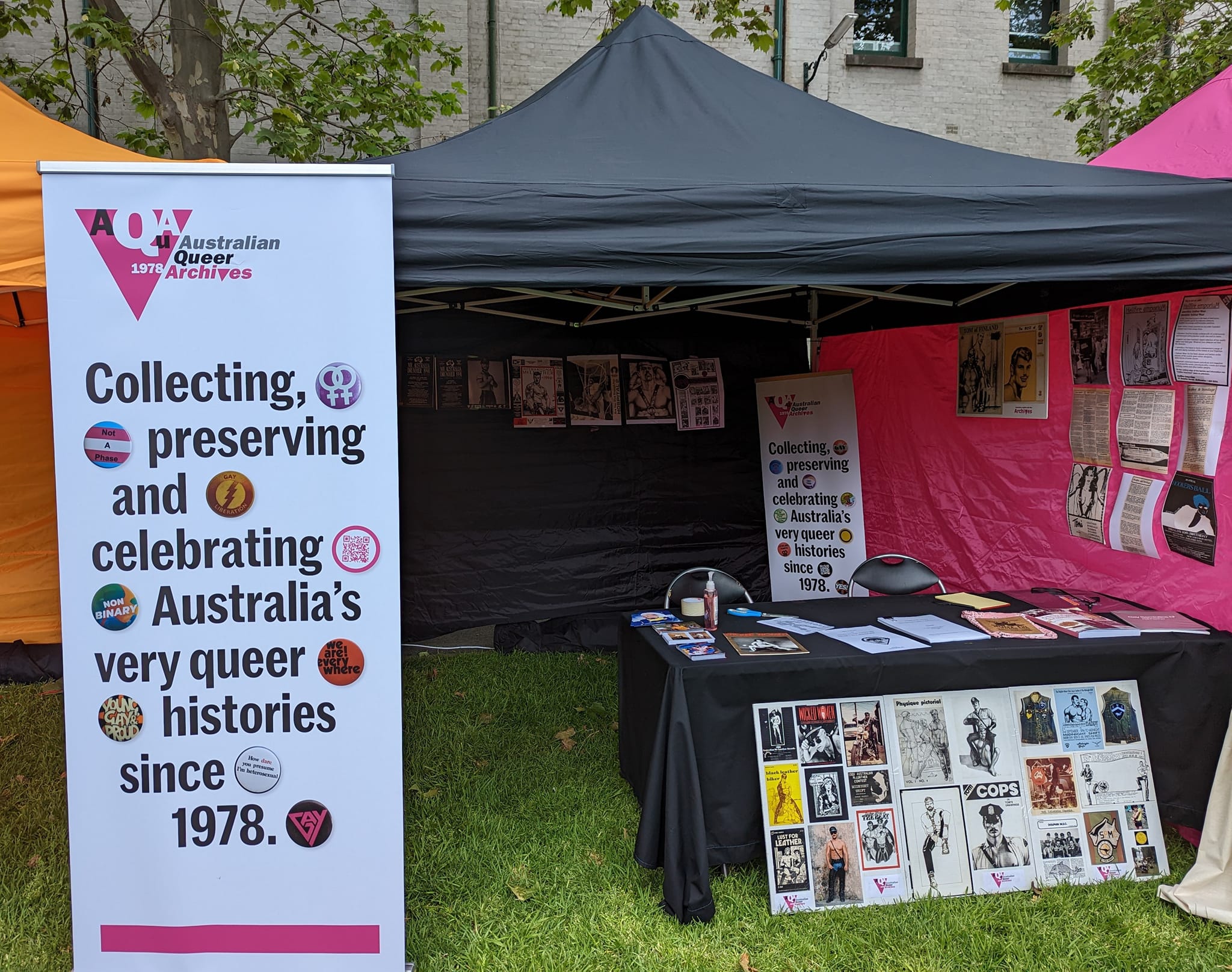 photo of AQuA's stall at Oz Kink Fest 2022