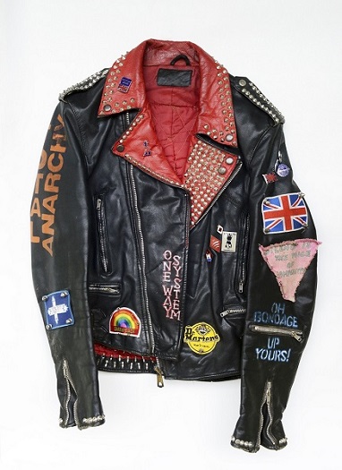 Punk jacket front, 1988-1993, by Marcus Bunyan