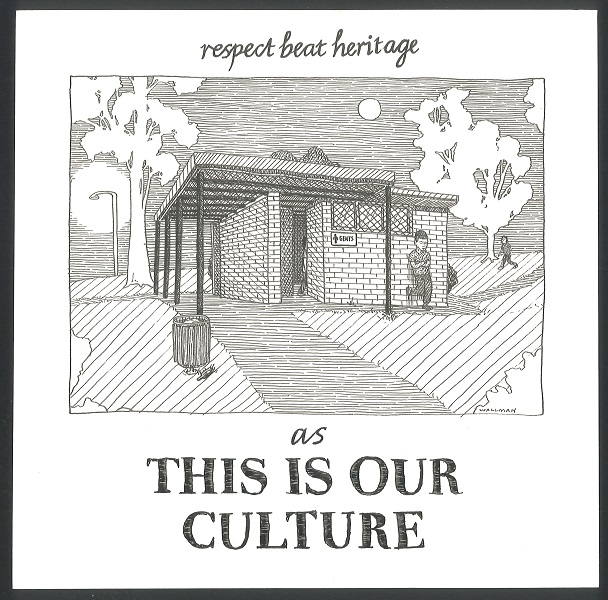 Respect beat heritage, as this is our culture, 2015, by Sam Wallman